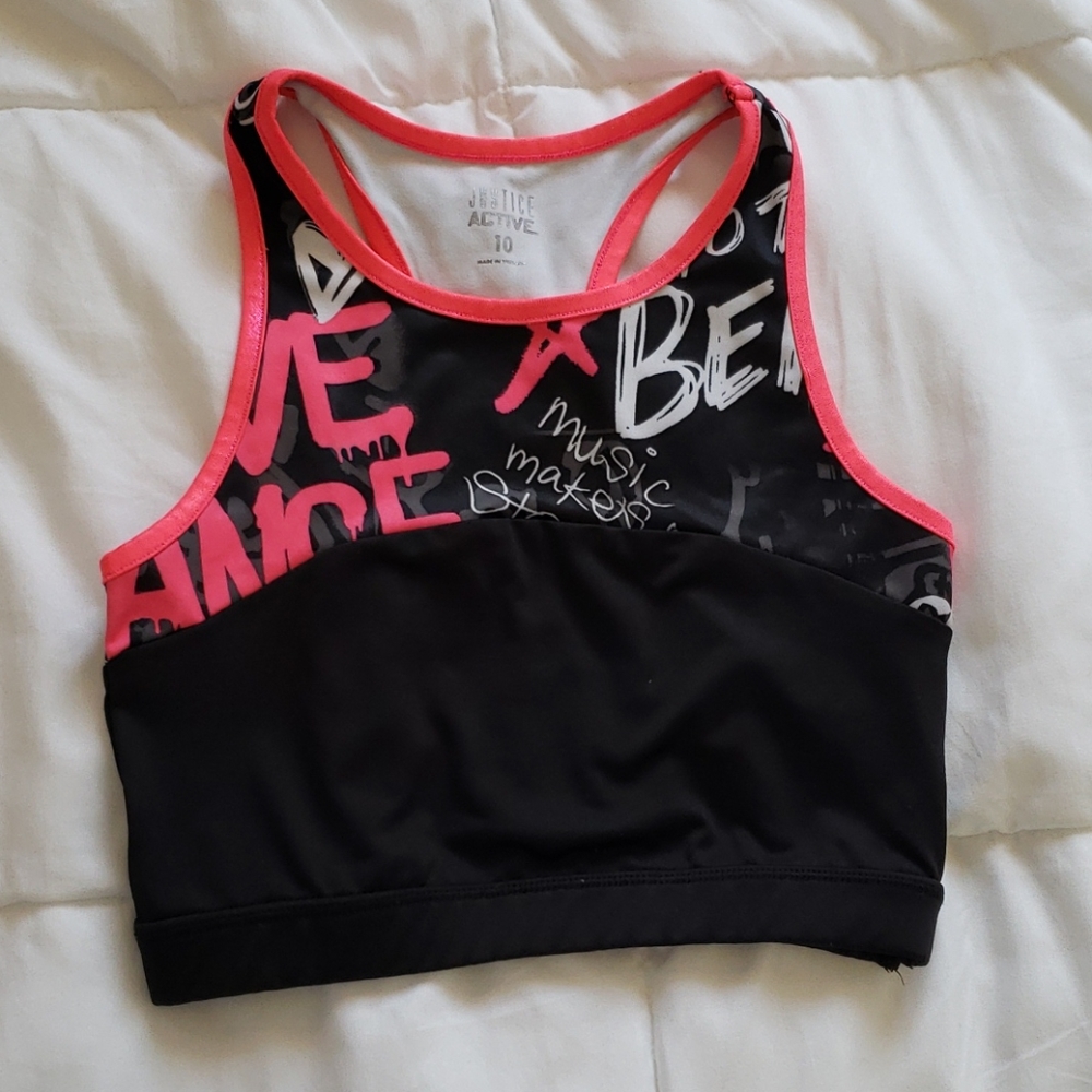 Activewear Mackenzie Ziegler crop top from justice